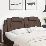  Jastuk za uzglavlje Viana smeđi 160 cm od umjetne kože | shoptok.hr