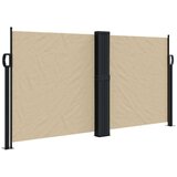  Zložljiva stranska tenda bež 120x600 cm | Shoptok.si