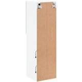 vidaXL TV omarica z LED lučmi bela 30,5x30x102 cm | Shoptok.si