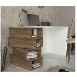 Hanah home radni sto Jenga - bela, orah | ePonuda.com
