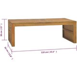  Stolić za kavu od komada masivne tikovine 110 x 35 x 38 cm | shoptok.hr