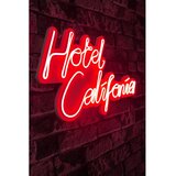 Wallity Zidna LED dekoracija Hotel California Red