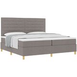 vidaXL krevet s kutijom i madracem taupe 200x200 cm tkanina Cijene