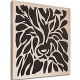 Slika na drvetu Aslan - kralj severnih šuma | ePonuda.com