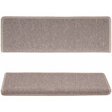 Prostirke za stepenice 15 kom 65x21x4 cm svijetlosmeđe pravokutne rubove | shoptok.hr