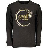 Cavalli Class MEN&#39;S BLACK ZIP-OUT SWEATSHIRT Cene