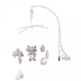 Chipolino Music Mobile Raccoon mobil za dječji krevetić s melodijom 1 kom | shoptok.hr