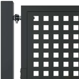 vidaXL Vrtna vrata antracitna 105x200 cm jeklo | Shoptok.si