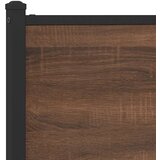  Metalni okvir kreveta bez madraca smeđa boja hrasta 150x200 cm | shoptok.hr