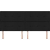 vidaXL LED uzglavlje Crno 100 cm Tkanina | shoptok.hr
