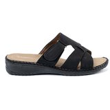 Shelvt Black flip-flops on a low wedge | shoptok.hr