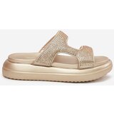 Boto Decorated Women's Platform Sandals Golden Jestella | ePonuda.com