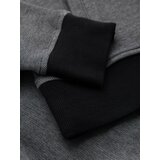 Ombre Men's pique knit bomber jacket - black | shoptok.hr