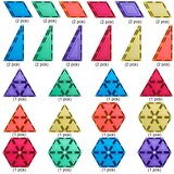 Learn & Grow Toys Magnetne pločice Geo oblici, 36 kom | shoptok.hr