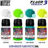 Green Stuff World Fluor Pigments Set 30ml - No. 3 | Set Fluorescentnih Pigmenata Br. 3 (4x30ml) | Eponuda.com