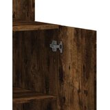 vidaXL Kuhinjska omarica dimljeni hrast 60x50x180 cm inženirski les | Shoptok.si
