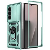 AVIZAR Ohišje za Samsung Galaxy Z Fold 7 z držalom za prstan in pokrovom kamere, Svetlo zelena, (5000012855) | Shoptok.si