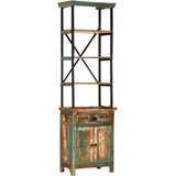  Visoka komoda 55 x 30 x 180 cm od masivnog obnovljenog drva | shoptok.hr