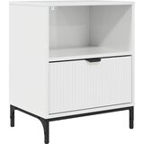  Noćni ormar s ladicama Visoko sjajno bijela 49 x 36 x 61 cm | Eponuda.com