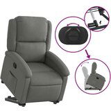 vidaXL Električni naslonjač na podizanje od tkanine tamnosivi | shoptok.hr