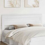 vidaXL Vzglavje z vzglavjem Bela 180 cm Konstruiran les | Shoptok.si