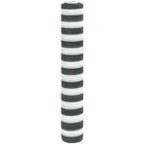 vidaXL mreža za privatnost zelena-bijela 1 x 10 m HDPE 150 g/m²