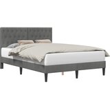  Krevetna konstrukcija Tamnosiva 120 x 190 cm Baršun | shoptok.hr