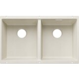 Blanco sudoper SUBLINE 350/350-U SILGRANIT GLAVNI BAZEN LIJEVO, bez InFino pribora - NJEŽNO BIJELA | shoptok.hr