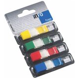  Page marker INFO FLAGS 4x12,5x43 mm, 4x36l transparent +4 boje Info Notes sortirano 06PM35 | Eponuda.com