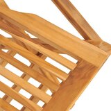  Sklopive vrtne stolice 2 kom 55x62x90 cm od masivne tikovine | shoptok.hr