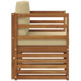  Set vanjskih sofa s jastukom Prirodna 67 x 63 x 73 cm | shoptok.hr