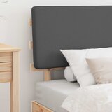  Krevetni okvir s tapiciranim uzglavljem Tamno siva 80 x 200 cm | shoptok.hr