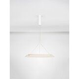 Nova Luce Mat bijela LED viseća svjetiljka aluminijska sa sjenilom od akrilnog stakla ø 60 cm Mantle – | shoptok.hr