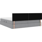  Krevet s madracem i skladištem Svijetlo siva 200 x 200 cm | Shoptok.si