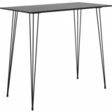 Barska miza črna 120x60x105 cm