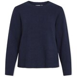 Vila Puloverji Primia Knit - Navy Blazer Modra | Shoptok.si