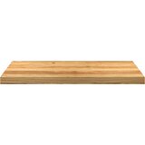  Prozorske klupice 2 kom svijetlosmeđe 80x40x2 cm masivne hrast | shoptok.hr