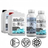 Dipon epoksiplast 3D B50 deep pour resin - ultra diamond clear anti-uv 30kg | ePonuda.com