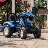 Falk traktor na pedale s prikolicom New Holland - plavi 3+ | shoptok.hr