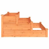  Povišena vrtna gredica smeđa 120 x 120 x 56 cm masivna jelovina | Eponuda.ba