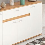 Mömax komoda carmen, bela, barva hrasta | Shoptok.si