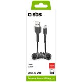 Sbs USB-/USB-C-Kabel schwarz 17 bis 50cm | Shoptok.si