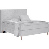 Welnova POSTELJA BOXSPRING 180 cm x 200 cm , tekstil svetlo siva Cene
