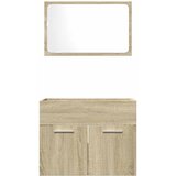  2-dijelni set kupaonskog namještaja boja hrasta sonome drveni | shoptok.hr