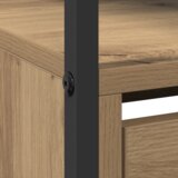Ormarić za cipele s 4 klizna vrata Artisan hrast 100x34x112 cm | shoptok.hr