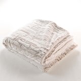 Douceur d intérieur Bež odeja iz mikropliša 180x220 cm Lynx – | Shoptok.si
