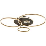 Globo 48466-54 - LED prigušiva plafonska svetiljka INVERTINA 54W/230V 90x70 cm crna + daljinski upravljač | Eponuda.com
