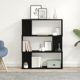 Polica za knjige crni hrast 80x24x96 cm Inženirsko drvo | Shoptok.si