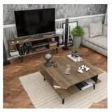 Hanah home tv polica akya walnut black