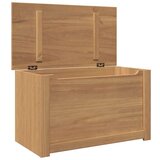 vidaXL Skrinja s pokrovom Panama 79x42x46 cm trdna borovina | Shoptok.si